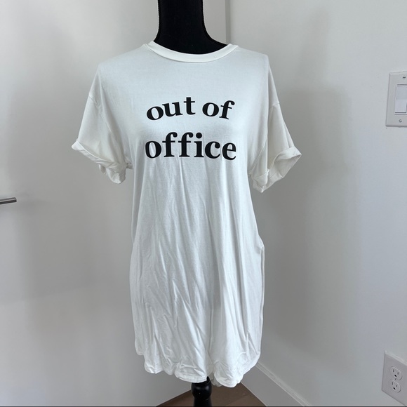 Superdown Out Of Office T-shirt dress Sz S., Swim Cover Up - Picture 5 of 8